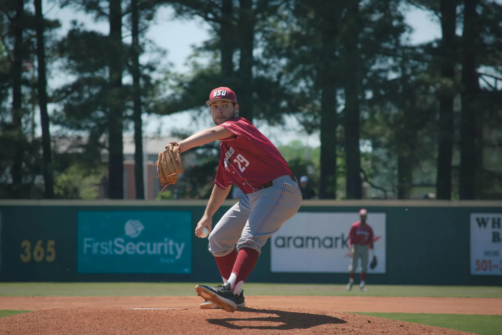 College baseball pitcher